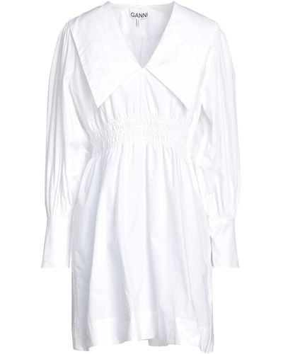 Ganni Mini Dress - White