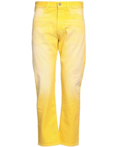 Marni Jeans Cotton, Cow Leather - Yellow