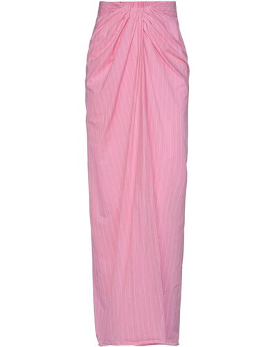 Brandon Maxwell Long Skirt - Pink