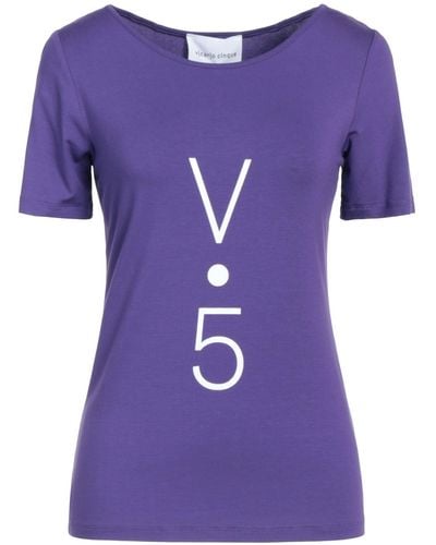 Vicario Cinque T-shirt - Purple