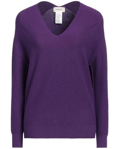 ViCOLO Sweater Viscose, Polyester, Polyamide - Purple
