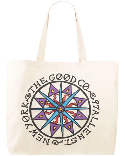 The Good Company Shoulder Bag Textile Fibers - White