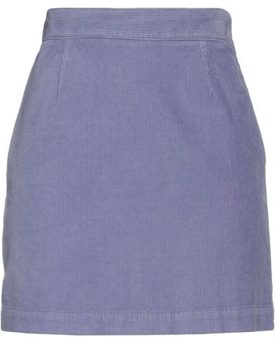Grifoni Mini Skirt - Blue