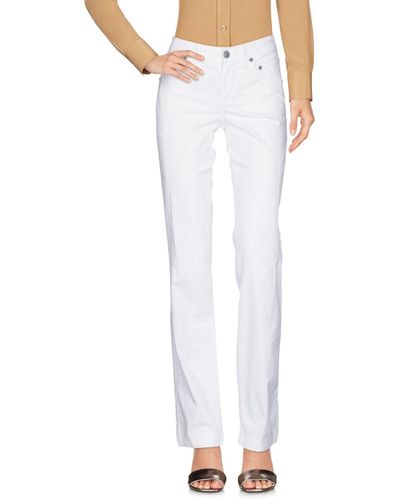 Jaggy Trousers - White