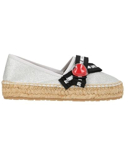 Love Moschino Espadrilles - Mettallic