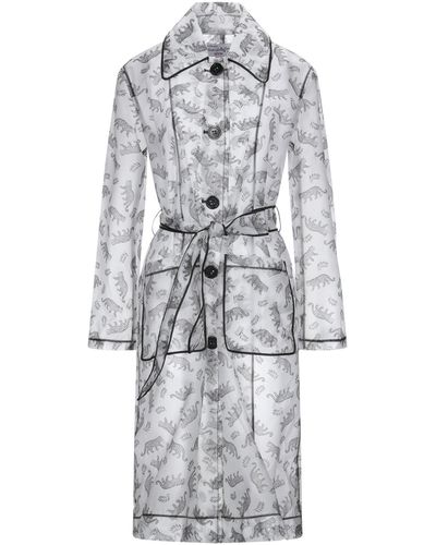HVN Overcoat & Trench Coat - Gray