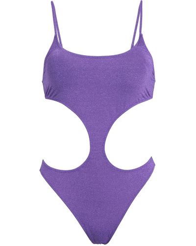 4giveness One-piece Swimsuit - Purple