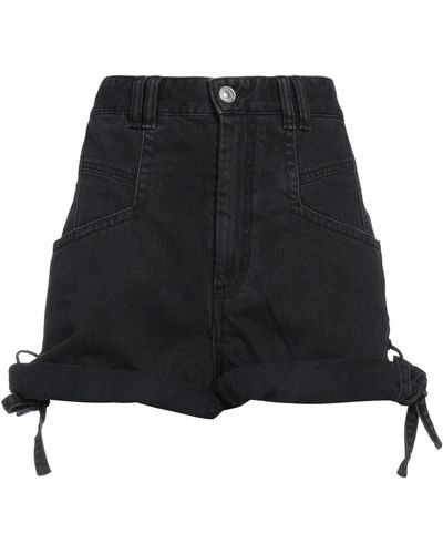 Isabel Marant Denim Shorts - Black