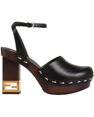 Fendi Mules & Clogs - Black