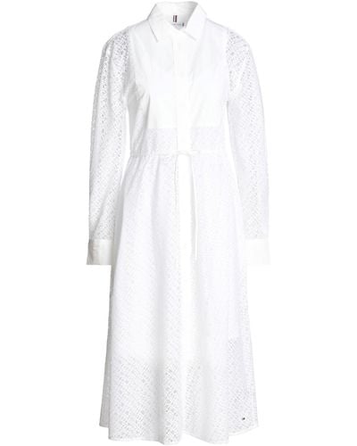 Tommy Hilfiger Midi Dress - White