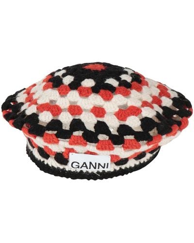 Ganni Mützen & Hüte - Rot