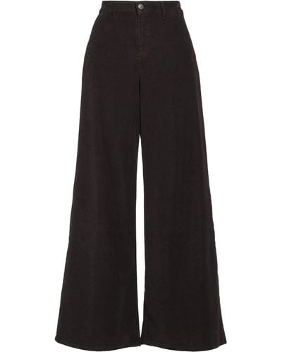 CIGALA'S Dark Trousers Cotton, Tencel, Elastane - Black