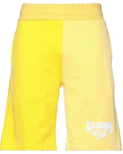 Guess Shorts & Bermuda Shorts - Yellow