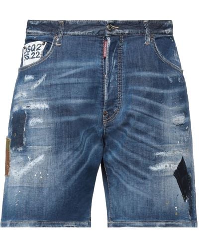 DSquared² Shorts Jeans - Blu