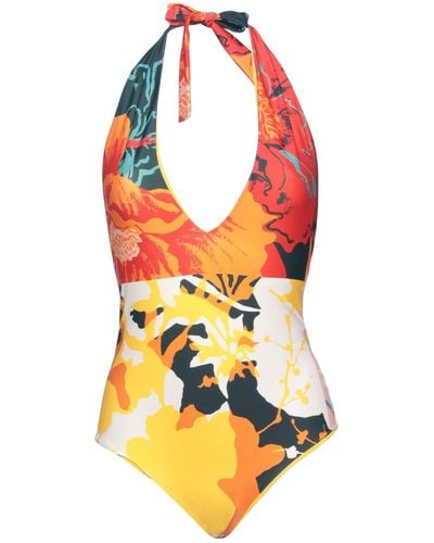 Ferragamo One-piece Swimsuit - Orange