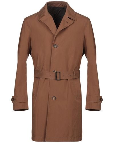 Zegna Overcoat & Trench Coat - Brown
