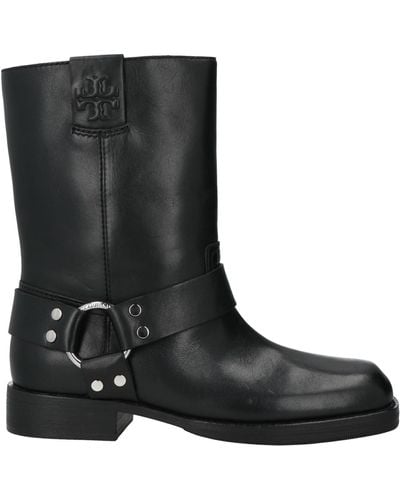 Tory Burch Ankle Boots Cowhide - Black