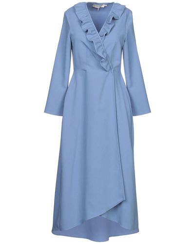 L'Autre Chose Midi Dress - Blue