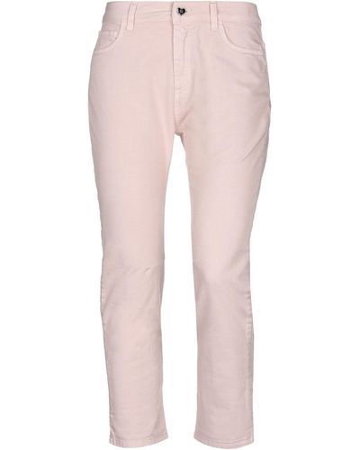 My Twin Cropped Jeans - Rosa