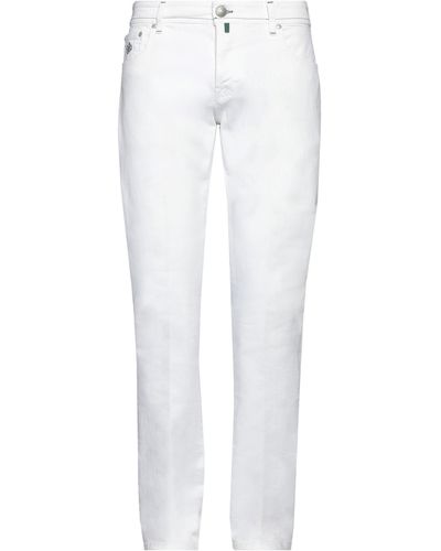 Luigi Borrelli Napoli Denim Trousers - White