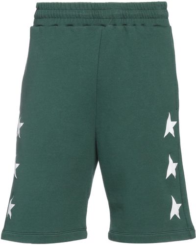 Golden Goose Diego Star Collection Cotton Shorts - Green