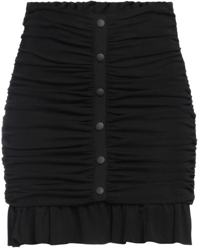MSGM Mini Skirt Viscose - Black