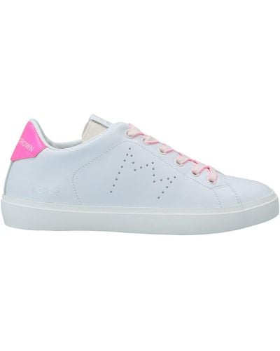Leather Crown Trainers - White