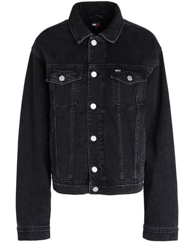 Tommy Hilfiger Manteau en jean - Noir