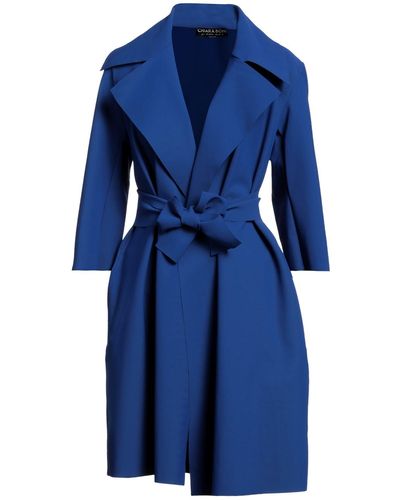 La Petite Robe Di Chiara Boni Overcoat - Blue