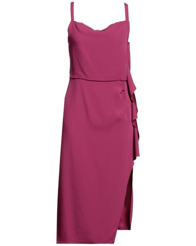Caractere Midi Dress - Purple