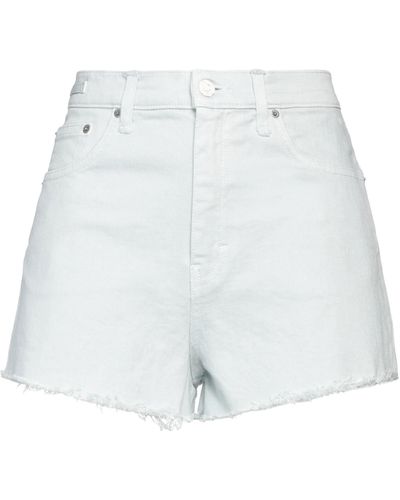 Haikure Denim Shorts - White