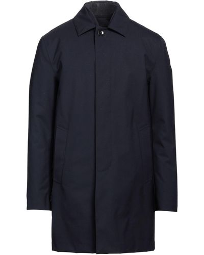 Paoloni Overcoat & Trench Coat - Blue