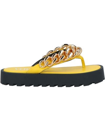 Versace Thong Sandal - Yellow