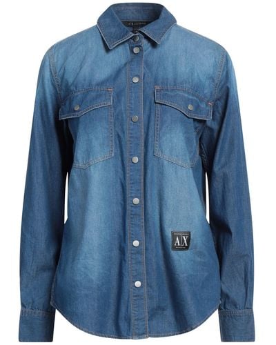 Armani Exchange Denim Shirt - Blue