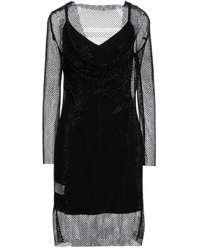 Max Mara Mini Dress Polyester, Elastane - Black