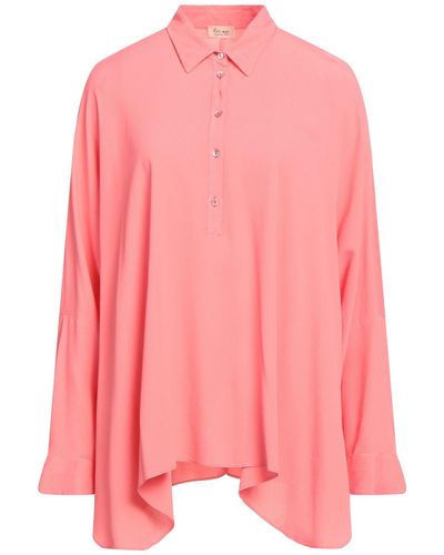 HER SHIRT HER DRESS Shirt - Pink