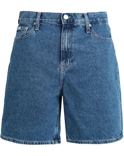 Calvin Klein Jeansshorts - Blau