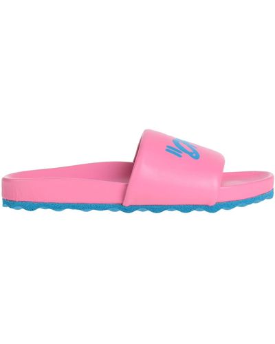 Off-White c/o Virgil Abloh Quotes Logo Slides - Pink