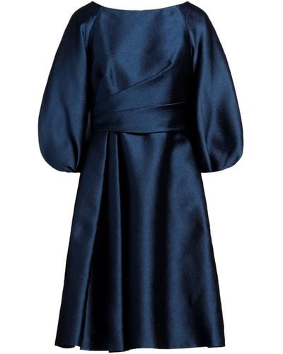 THEIA Midi Dress - Blue