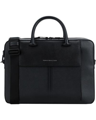 Tommy hilfiger business leather computer bag cheap