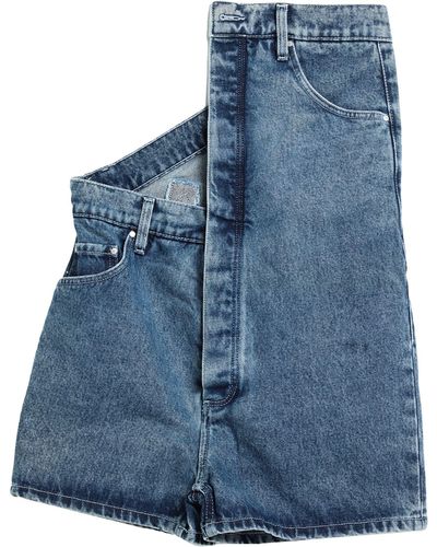 Y. Project Denim Shorts - Blue