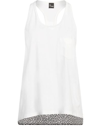 8pm Tank Top - White