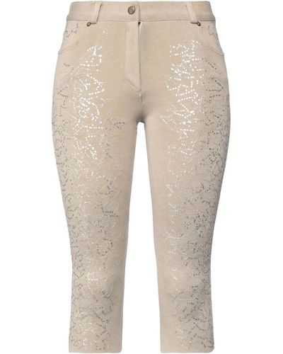 Ermanno Scervino Cropped Trousers - Natural