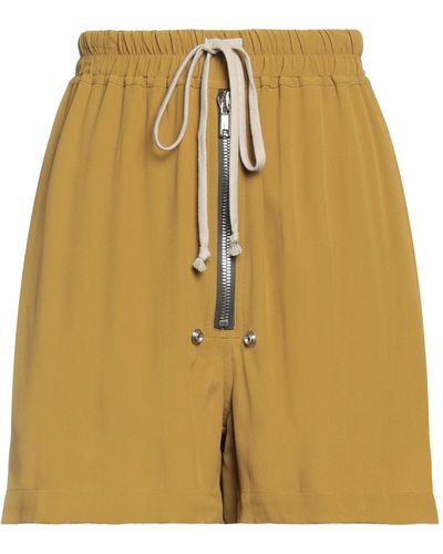 Rick Owens Shorts & Bermuda Shorts - Yellow