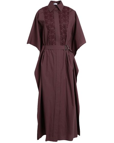 Brunello Cucinelli Maxi Dress - Purple