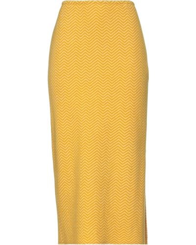 Bruno Manetti Midi Skirt - Yellow