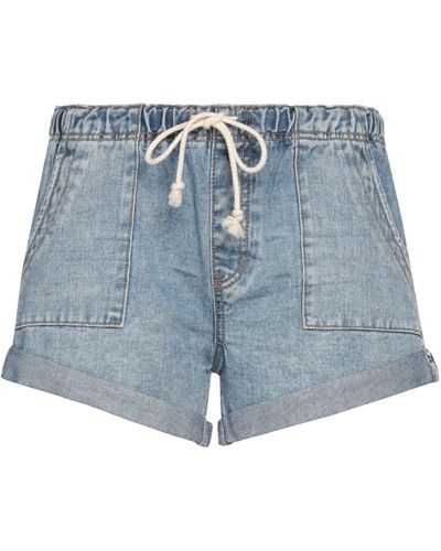 One Teaspoon Shorts Jeans - Blu