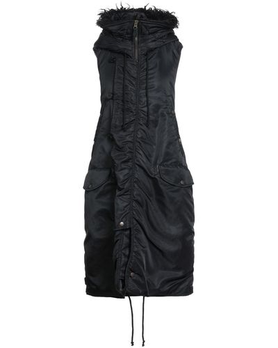 MM6 by Maison Martin Margiela Manteau long - Noir