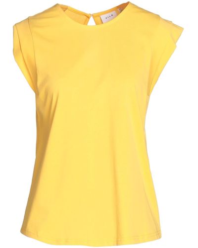 Vila T-shirt - Yellow