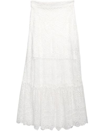 Liu Jo Maxi Skirt - White